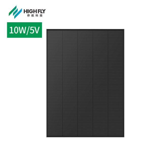Highfly EU Warehouse Hot Sale 10W/5V Solar Panel Solar Panel Price Is Black Type For Solar Panels System