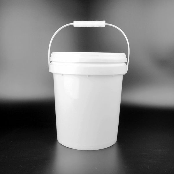 6L PP Round Plastic Bucket for Chemical Packaging