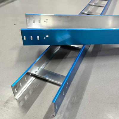 Electrical Wiring Metal Wall Mounted Cable Tray 100mm High Durability Galvanized Finish