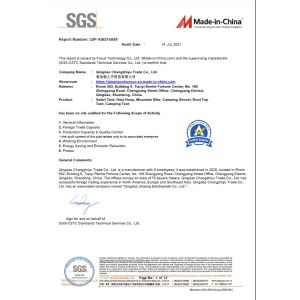 QINGDAO CHANGZHIYU TRADE CO., LTD. Сертификации