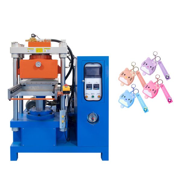 50T Vacuum Press Vulcanizing Machine for Silicone Trademark Logo Making