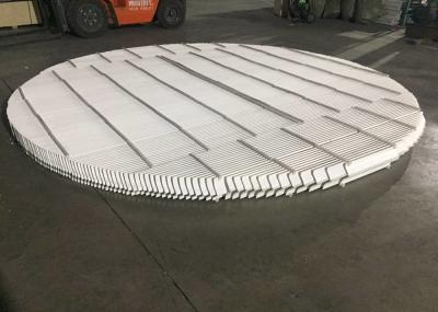 Os PP corrugaram o eliminador da tração do diâmetro de Vane Mist Eliminator 4500mm