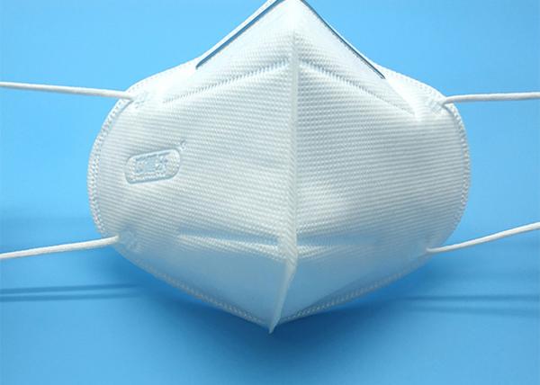Meltblown Non Woven Disposable Respirator KN95 Mask Four Layers Elastic Strap