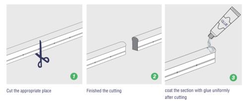 Silicone SMD LED Strip Lights , Outdoor LED Strip Lights Waterproof IP67 Protection