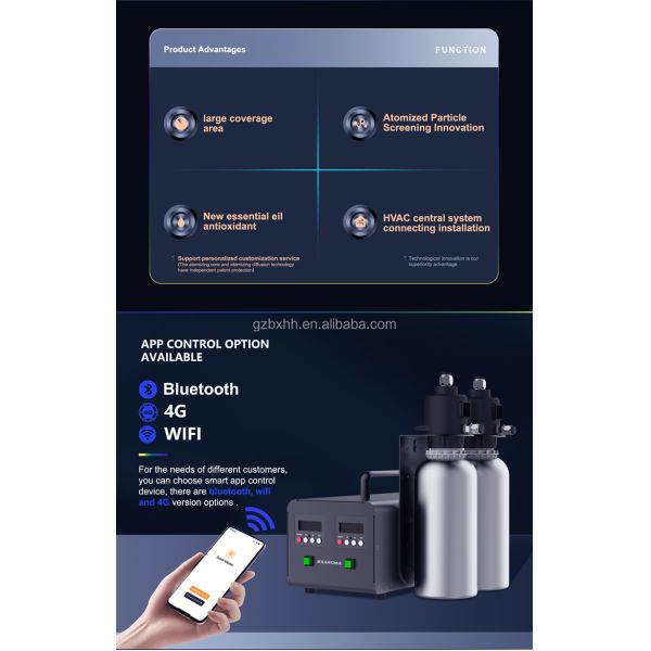 Universal Hotel Scent Air Machine 1000ml Luxurious Air Diffuser Humidifier