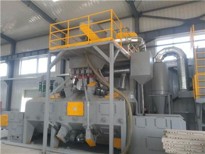 Aluminum Pan Wire Mesh Shot Blasting Machine for Deflashing Derusting