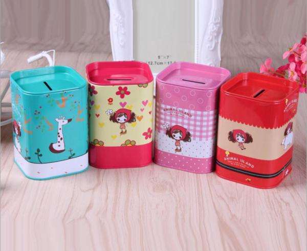 Paintable Gift Tin Cans Waterproof Christmas Cylinder