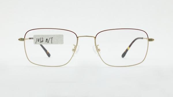 Womens/ Mens Designer Full-rim Titanium Frame with beta-Titanium Temples Allergy Free Genuine Eyeglasses/Eye Glasses