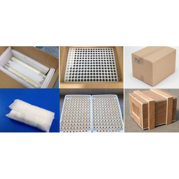 штанга промышленного тугоплавкого керамического глинозема керамического изделия 99% сопротивления жары цилиндра ролика керамическая