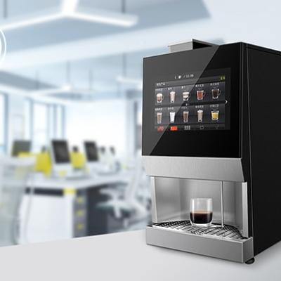 Stainless Steel 304 Table Top Commercial Coffee Vending Machine Hotel Use