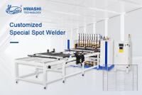 Máquina de soldadura de malha de arame elétrico de tipo Hwashi Gantry para armação de rack de frigorífico