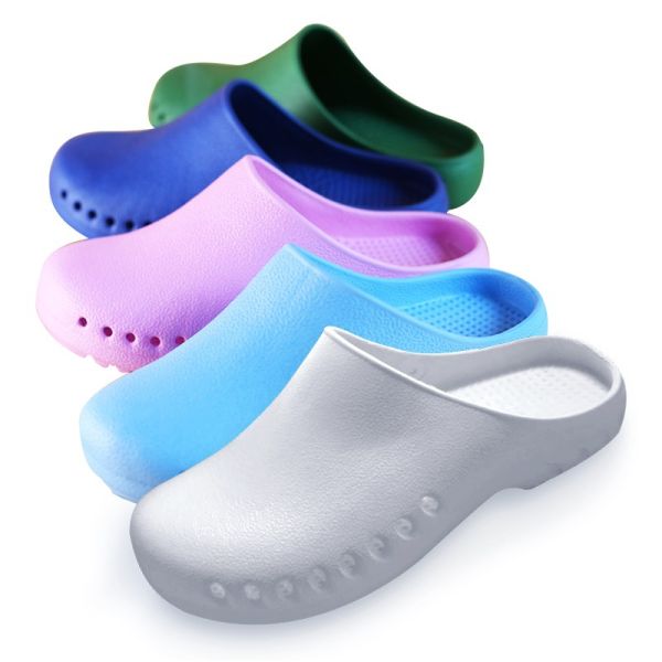 Medical Heath Care Closed Toe Slippers , Food Service Non Slip Chef Shoes