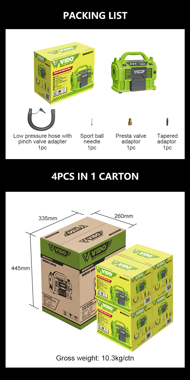 Нога DC 12v AC 11Bar датчика 420mm цифров портативная электрическая для насоса компрессора воздуха Inflator покрышки автошин автомобиля портативного