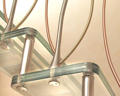 Ultra Clear Tempered Laminated Glass For Stairs High Strength ISO 12543