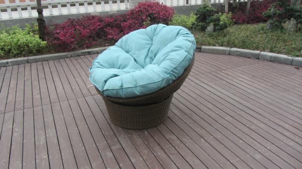All Weather Cane / Resin Wicker Rocking Chair For Living Room