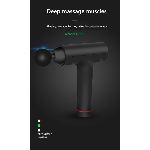 Ручной массажный пистолет ODM с ЖК-дисплеем для глубокого массажа мышечной ткани