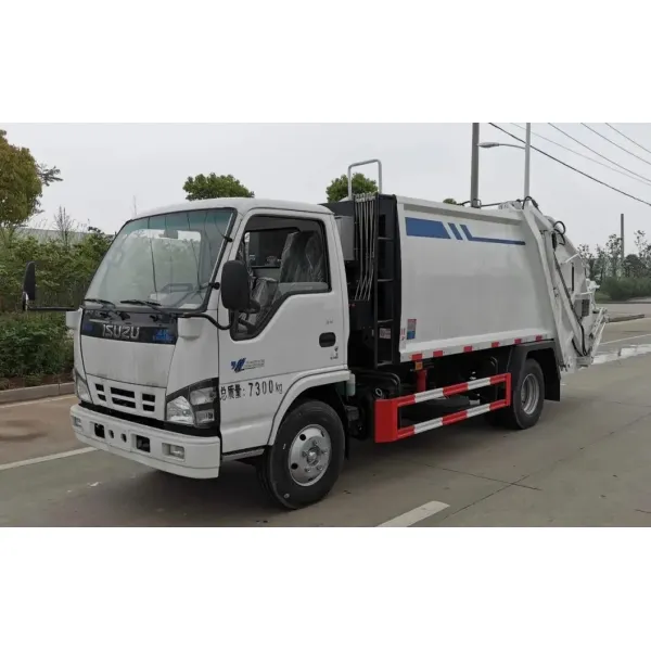 Japanese Isuzu Rear-Mounted Compression Garbage Truck