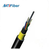 Densidade alta da fibra do núcleo não metálico do cabo de fibra ótica ADSS 6/12 com período de 120/100/80m