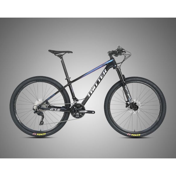 30 Speed Big Tires 27.5 Inch Off Road Mountain Bike Carbon Fiber Frame No Fold