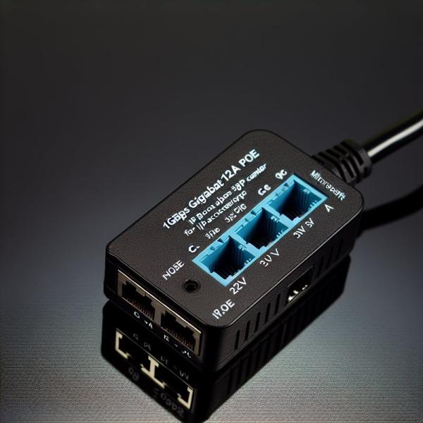 1Gbps Gigabit 12V 3A PoE Splitter Adapter For IP Camera Accessory Port