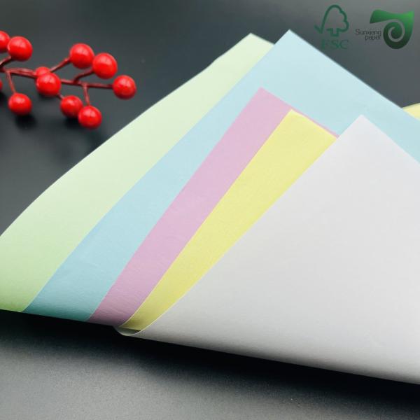 55gsm Carbonless Paper FSC With Black Blue Imaging Various Formats