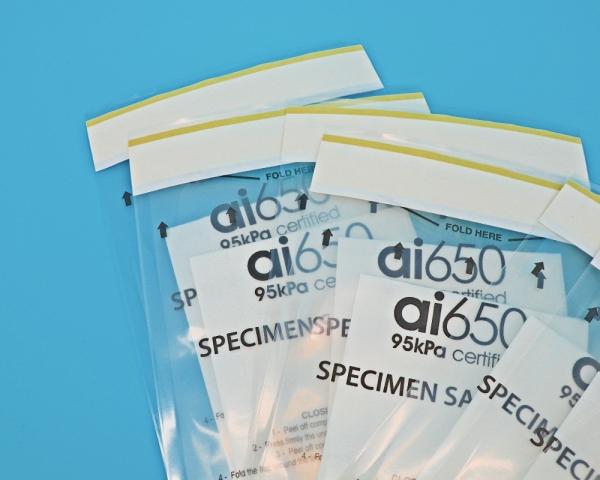 AI650 Sacos de 9,75 x 11,75 95kPa para transporte de mercadorias perigosas