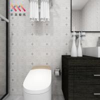 Bathroom Wall Mosaic Tiles PVC Fireproof Self-Adhesive wallpaper