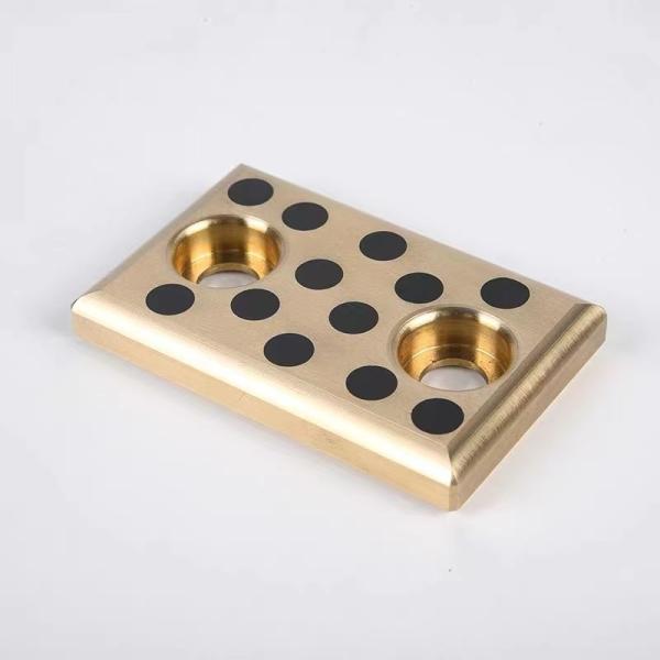 Metric Oilless Wear Plate Graphite Plugged Bronze