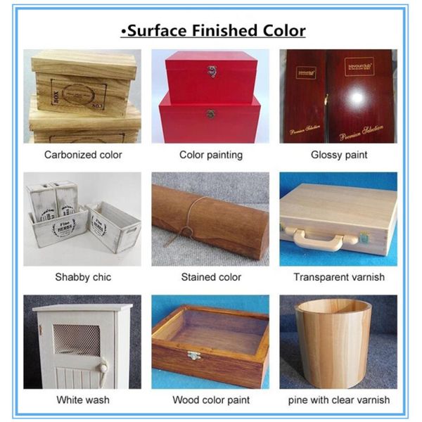 Minimalist Style 11x14 Handmade Gray Blue Solid Wood Wall Mounted Home Decorative Display Case Frame Box Shadow