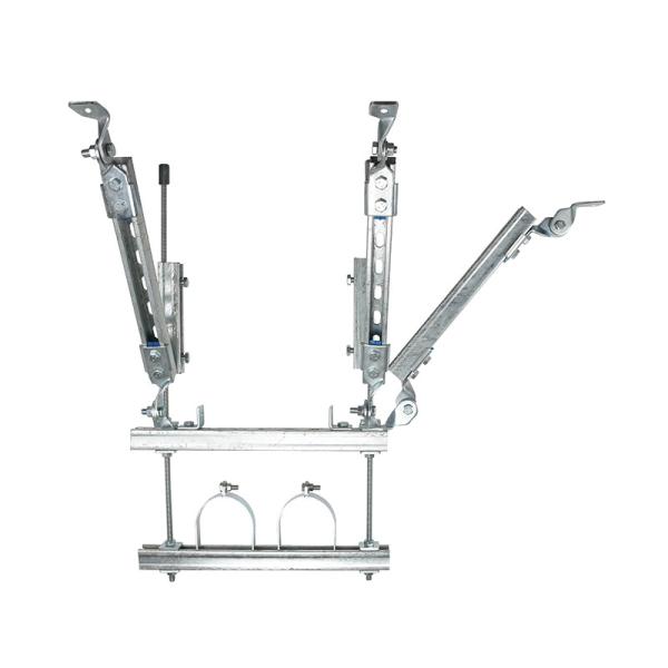 ODM Fireproof Electrical Seismic Bracing System Longitudinal Bracket