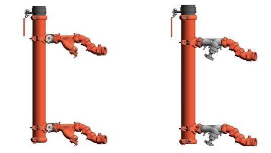 Fiberglass Or 316 Stainless Steel Bushings  Lining Composite Piping Systems Bushings