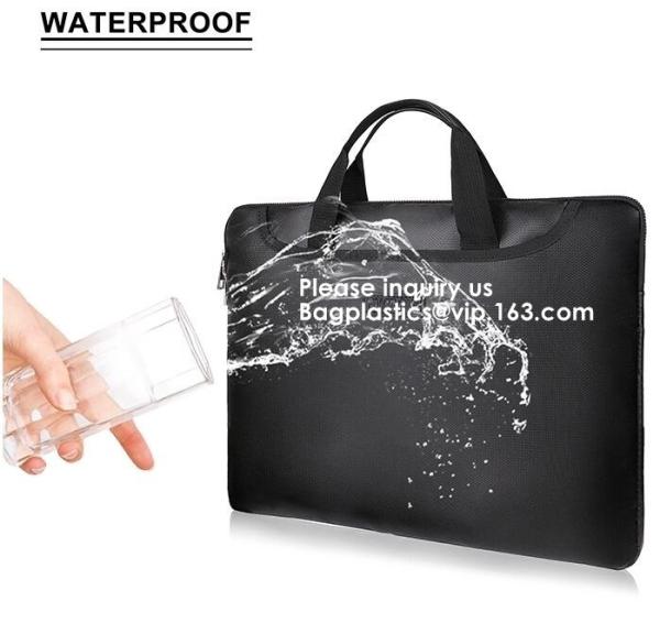 Document Organizer With Lock Fireproof Document Box, Money Bag Document Safe, Safe File Lock Bag