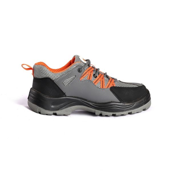 Slip Resistant Steel Toe Low Cut Sport Safety Shoes PU Sole Comfortable EVA Insole Work Boots