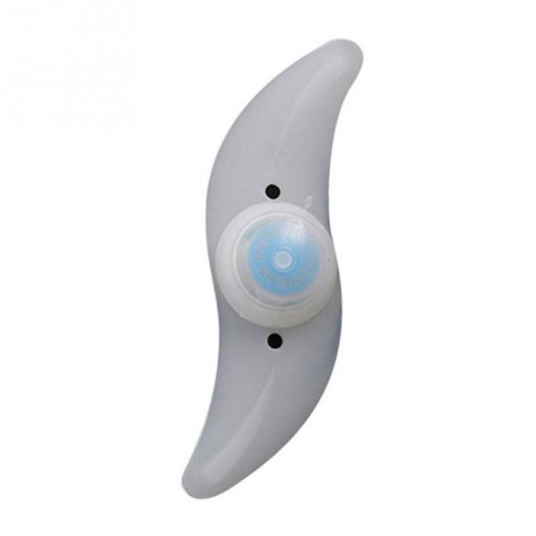 1 x Button Battery Powered JWA Silicone Bike Light Frame for Colorful and Fun Cycling