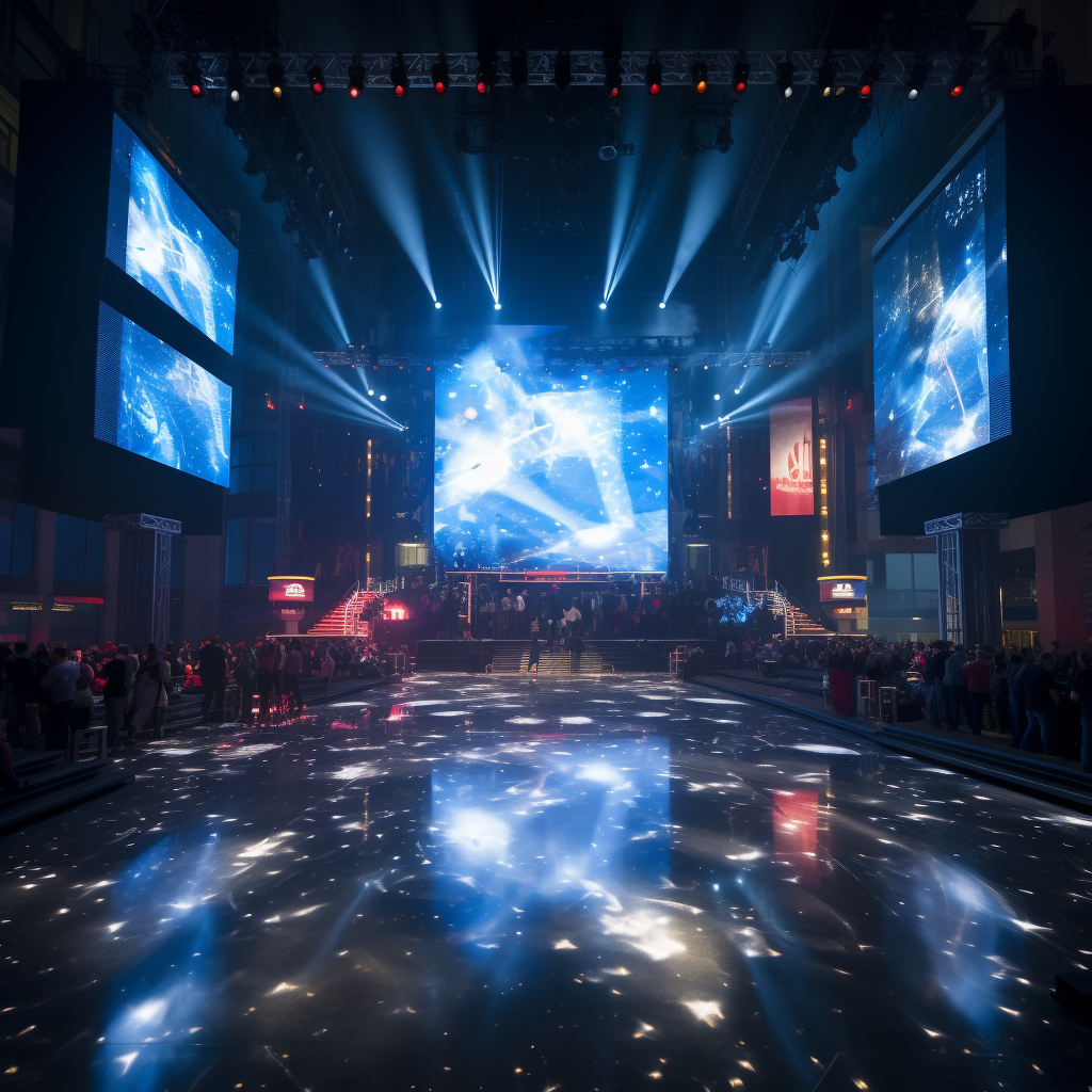 P3 - P6 Прокат большого светодиодного экрана для сцены на открытом воздухе с разрешением 3840 x 2160