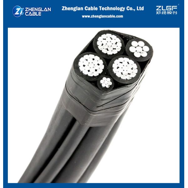 AL/XLPE Insulation Low Voltage Aerial Bundle Conductor ABC Cable 3x25 54.6 16mm2 NFC 33-209 for B2B Purchasing