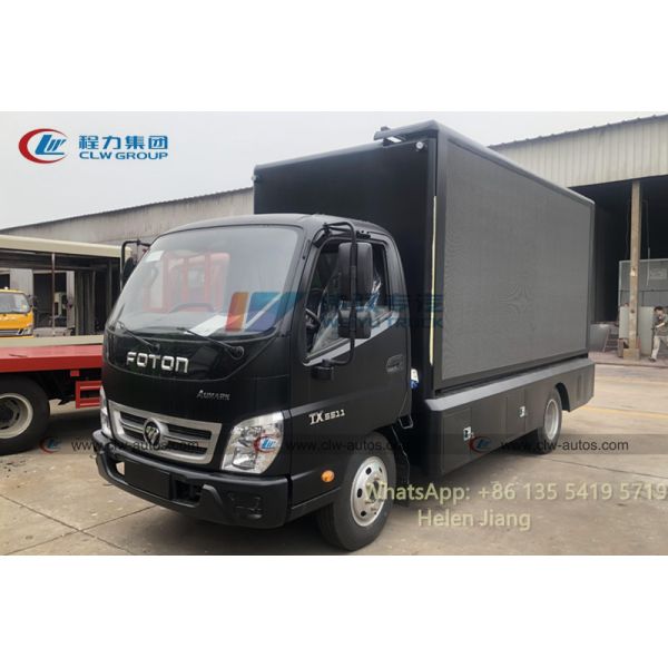 Camión publicitario móvil a todo color de FOTON 4x2 P4 P5 P8 LED Digital