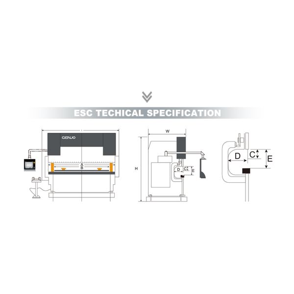 Гидравлический экономический синхронизировать CNC прессовый тормоз 220V 380V 415V 440V