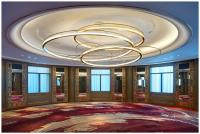 Lugares de alta qualidade Ouro redondo Large Foyer Chandelier Soluções de iluminação personalizadas