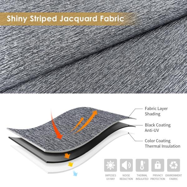 Jacquard Blackout Roller Blind Fabric PVC Coated Polyester Blinds Fabric White Coated Blackout Roller Fabric