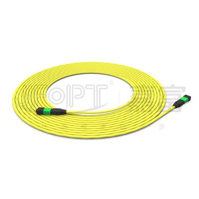 la correction d'épine dorsale de 12f MPO courbure de câble plat attachent de SM G657A1/A2 résistante