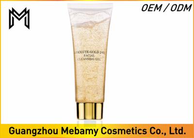 Elasticidade antienvelhecimento dos aumentos do gel facial limpo profundo do limpador dos cuidados com a pele 24K