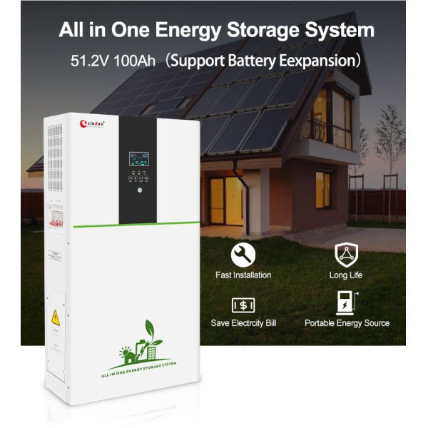 HES PRO-T Solar Inverter With Lithium Battery 5KW Mppt Solar Inverter 48v