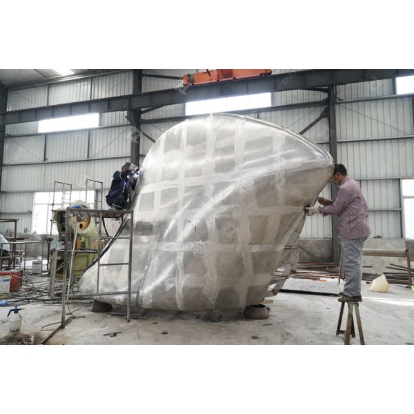 Mirror Polished Stainless Steel Polishing Sculpture-A Pulsing Heart