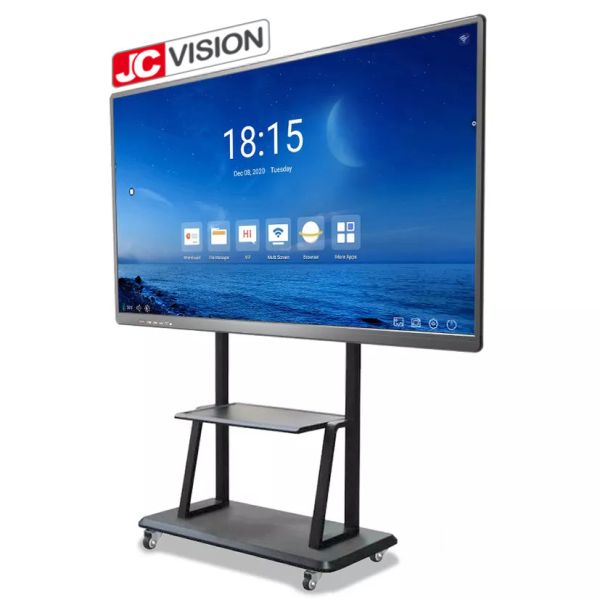 JCVISION 55 -110 Inch Smart Interactive Flat Panel White Board For Classroom Education