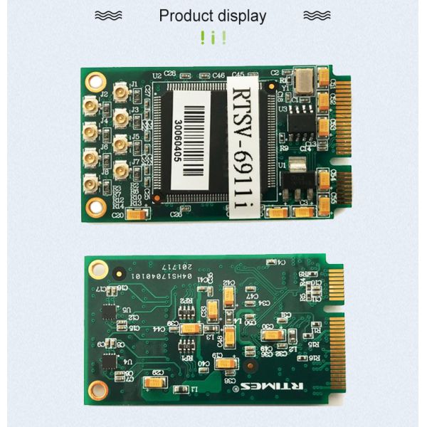 CVBS Video Capture Card RTSV-6911i miniPCIe Video Board with 8-channel PAL/NTSC/RS170