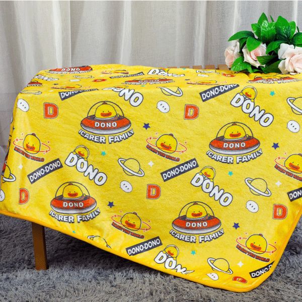Small Soft Feel Baby Custom Blanket Printing Fleece Material Polyester