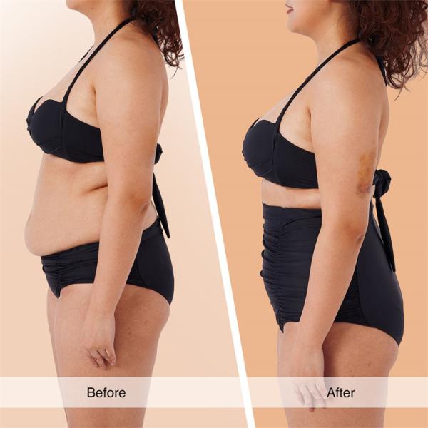 High Waist Tummy Control Set Women Push Up Fitness Swimwear Sexy Bikini Swimsuit S/M/L