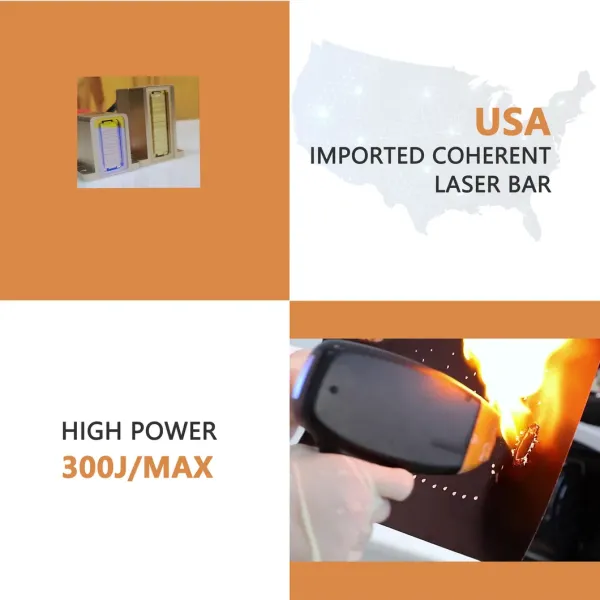 Máquina profesional de depilación láser de diodo con tamaño de punto de 14*21mm/14*38mm, fuente de alimentación de 220V/110V y 2 años de garantía