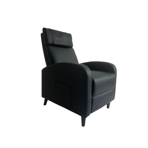 Recliner Chair PU Leather Recliner Sofa Home Theater Seating with Lumbar Support